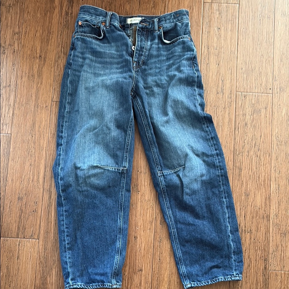 Madewell Darted Barrel Jeans